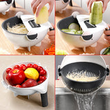 9 in 1 Multifunctional Vegetable Cutter Potato Slicer Peeler