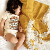 Organic Cotton Baby Tassel Blankets