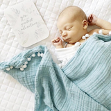 Organic Cotton Baby Tassel Blankets